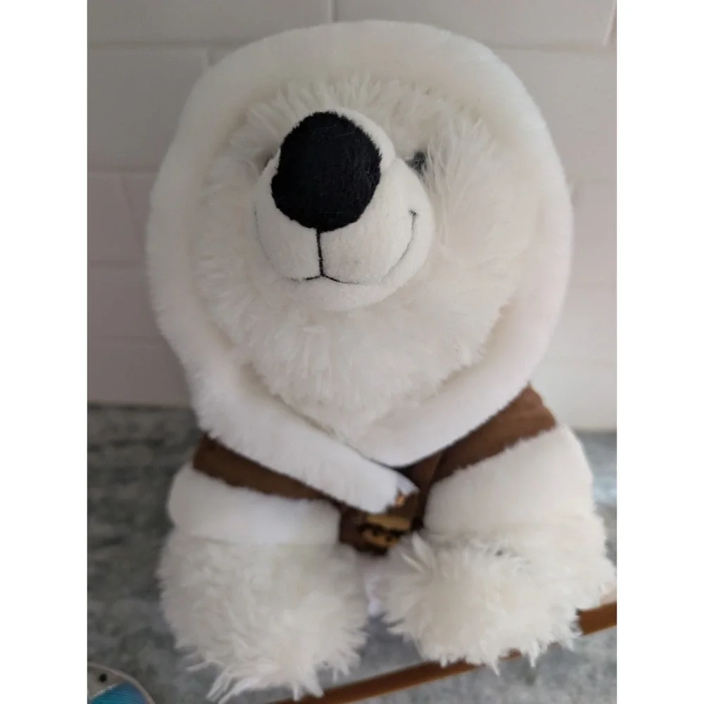 Build‎ a Bear Mama Eskimo Polar Bear w/Ice Fishing Pole